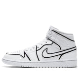 Womens WMNS Air Jordan 1 Mid SE White CK6587-100 01
