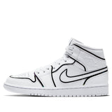 Womens WMNS Air Jordan 1 Mid SE White CK6587-100 01