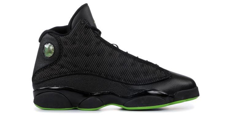 Nike Air Jordan 13 Retro 'Altitude' 2010 Black/Altitude Green 414571-002 01
