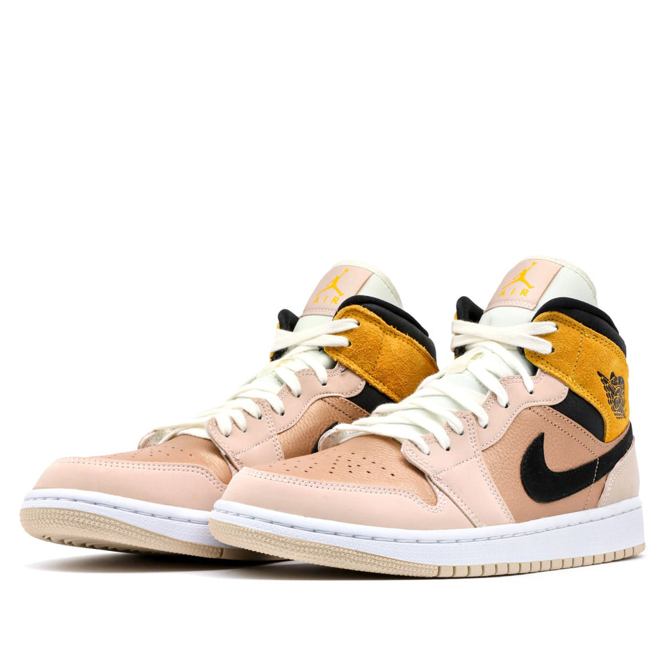 Womens WMNS Air Jordan 1 Mid SE Particle Brown DD2224-200 01