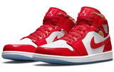 Nike Air Jordan 1 Mid SE Red Patent DC7294-600 01