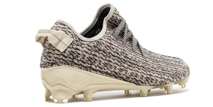 Adidas Yeezy 350 Cleat 'Turtle Dove' Core White/Core Black/Gold Metallic B42410 01