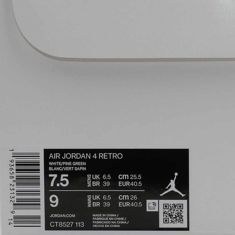Nike Air Jordan 4 Retro Metallic Pack - Pine Green CT8527-113 01