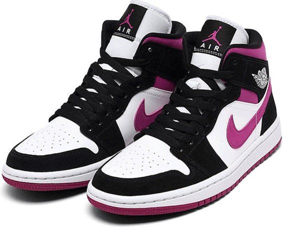 Womens WMNS Air Jordan 1 Mid Magenta BQ6472-005 01