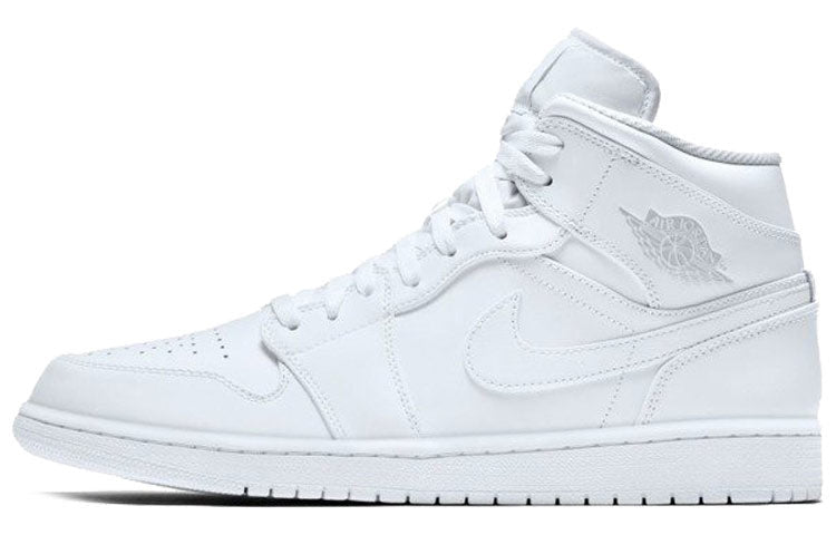 Nike Air Jordan 1 Mid White 554724-104 01