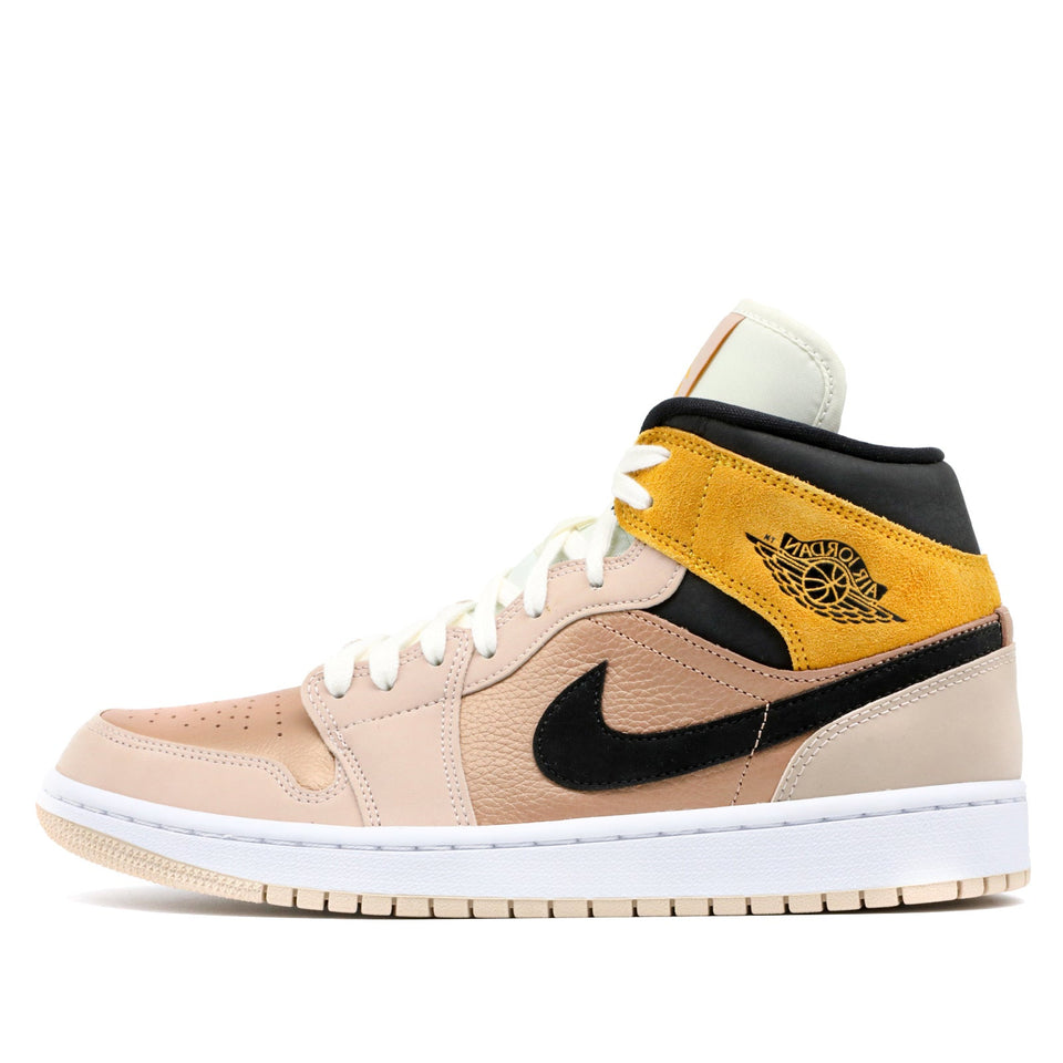 Womens WMNS Air Jordan 1 Mid SE Particle Brown DD2224-200 01
