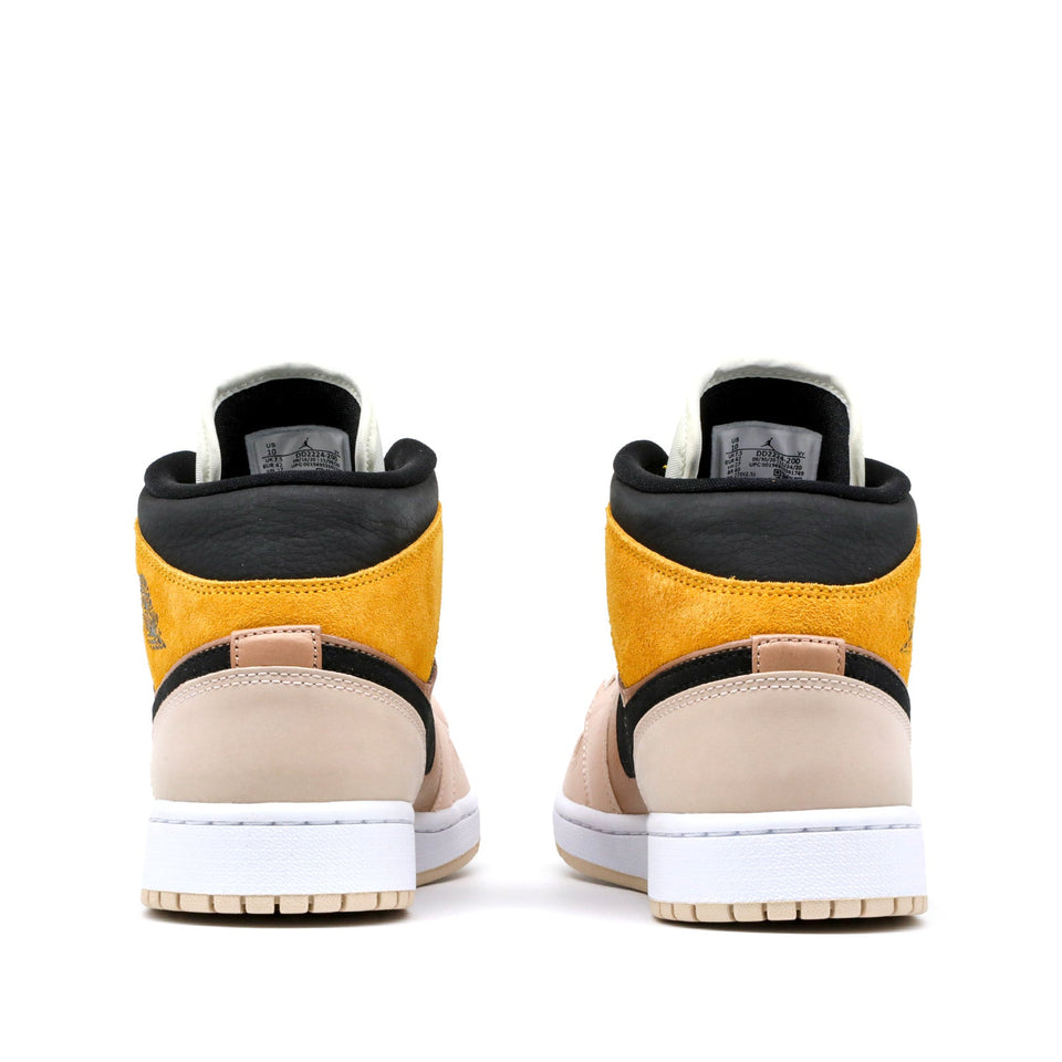 Womens WMNS Air Jordan 1 Mid SE Particle Brown DD2224-200 01