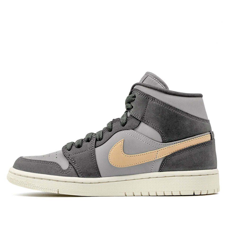 Womens WMNS Air Jordan 1 Mid Iron Grey Onyx BQ6472-020 01