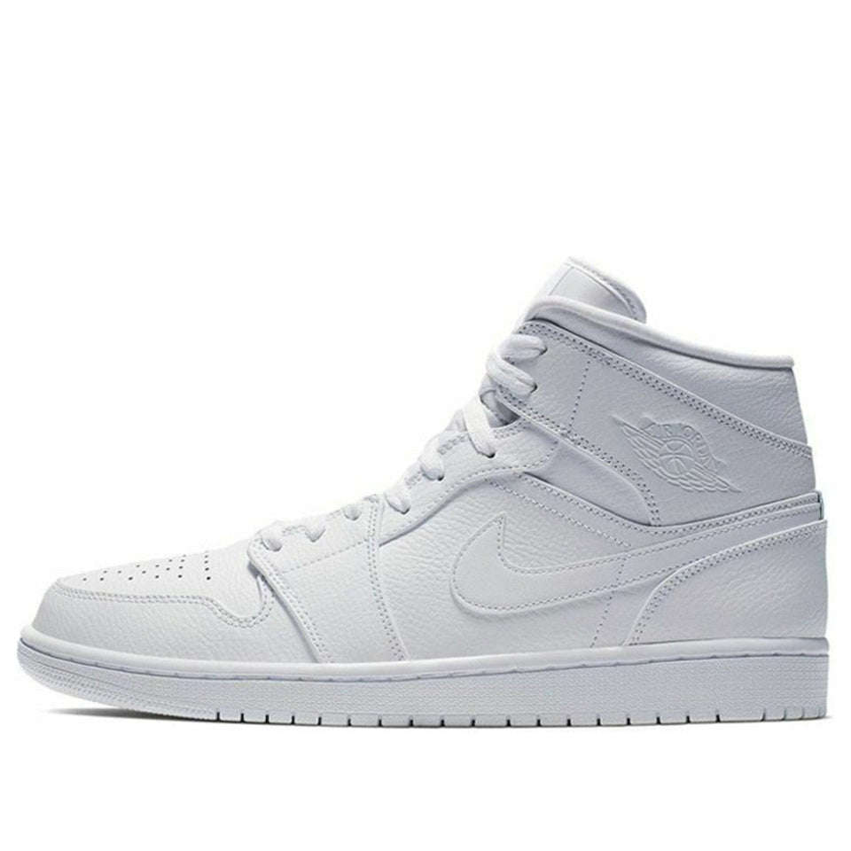 Nike Air Jordan 1 Mid White 554724-129 01