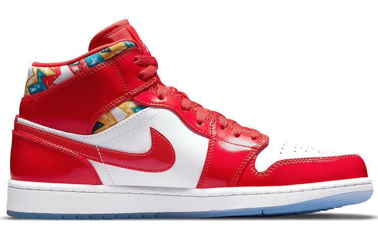 Nike Air Jordan 1 Mid SE Red Patent DC7294-600 01