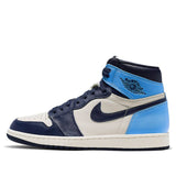 Nike Air Jordan 1 Retro High OG UNC - Obsidian University Blue 555088-140 01