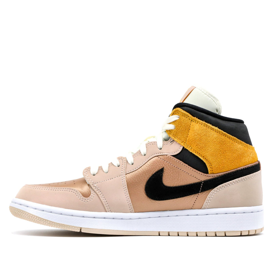 Womens WMNS Air Jordan 1 Mid SE Particle Brown DD2224-200 01