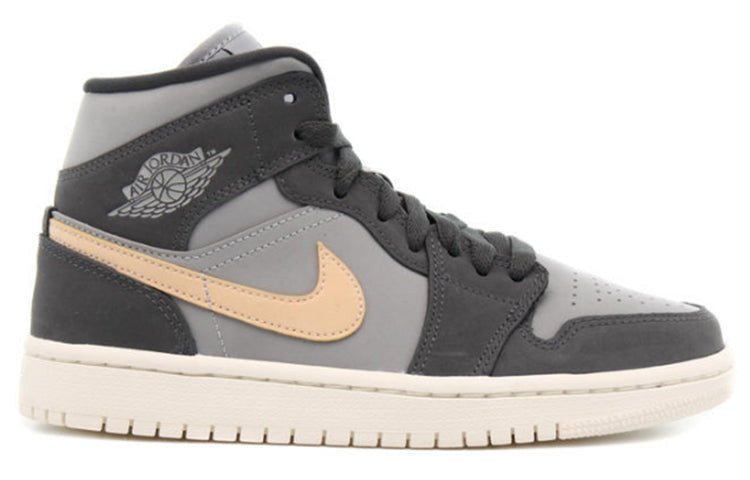 Womens WMNS Air Jordan 1 Mid Iron Grey Onyx BQ6472-020 01