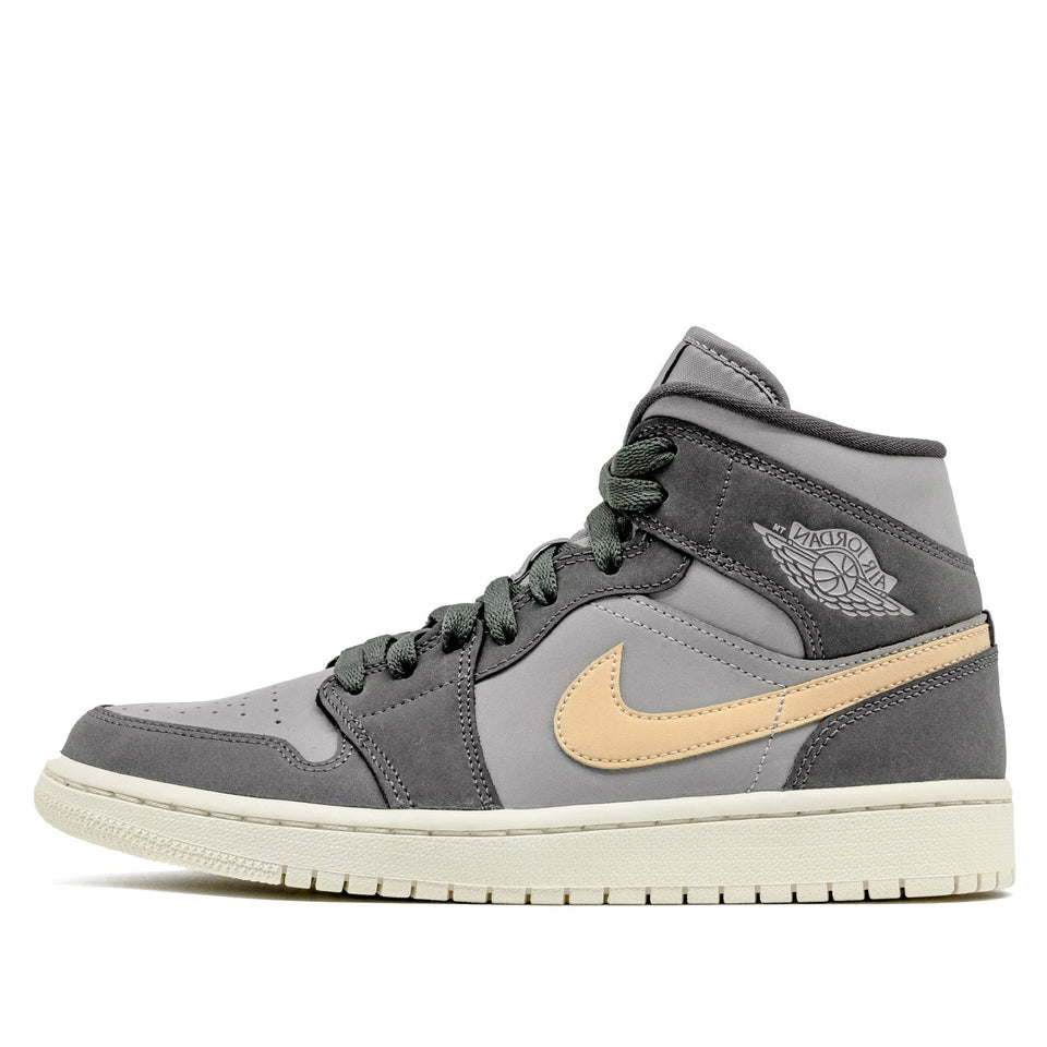 Womens WMNS Air Jordan 1 Mid Iron Grey Onyx BQ6472-020 01