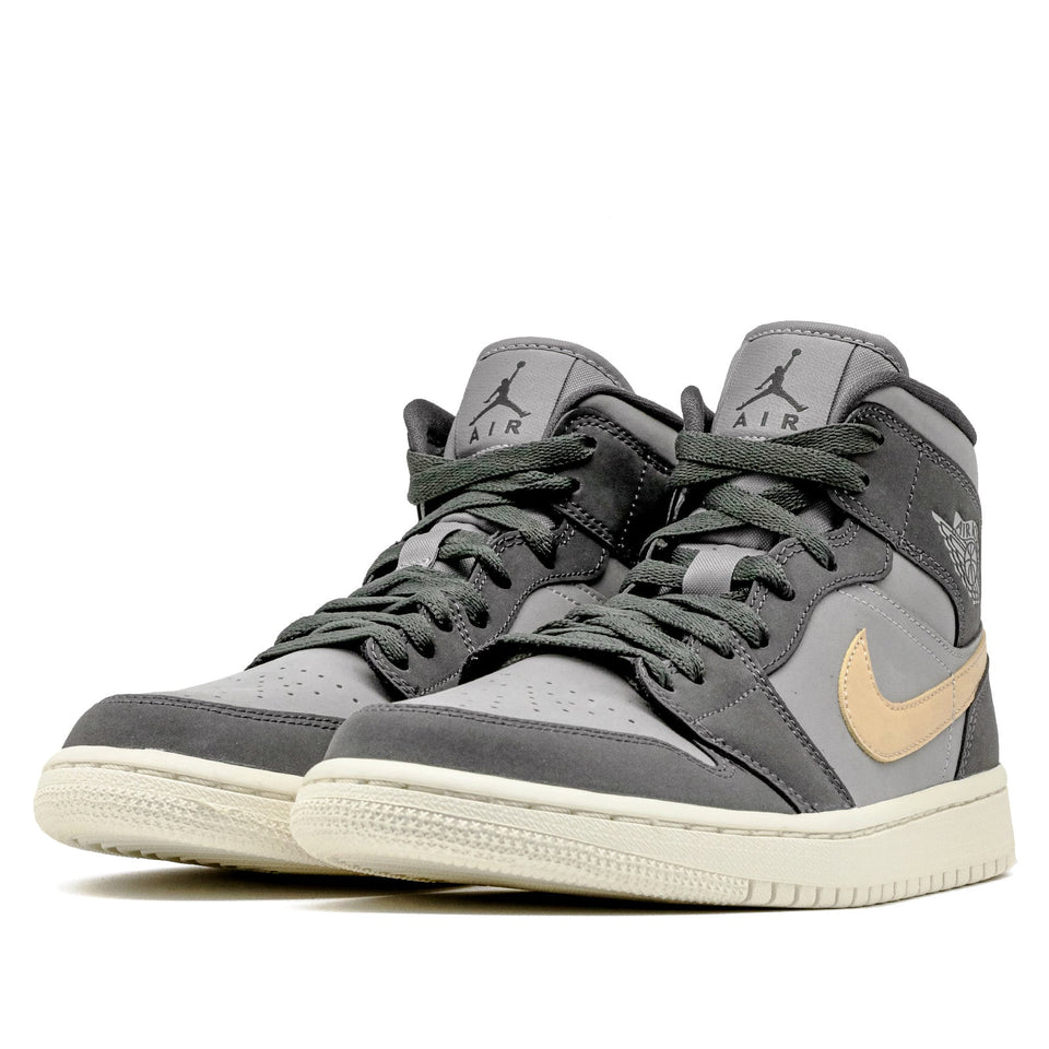 Womens WMNS Air Jordan 1 Mid Iron Grey Onyx BQ6472-020 01
