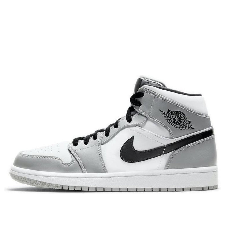Nike Air Jordan 1 Mid 'Smoke Grey' Light Smoke Grey/Black/White 554724-092 01