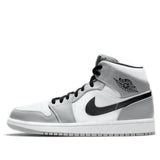Nike Air Jordan 1 Mid 'Smoke Grey' Light Smoke Grey/Black/White 554724-092 01
