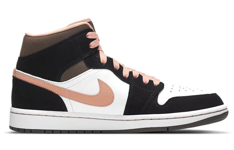 Womens WMNS Air Jordan 1 Mid SE Peach Mocha DH0210-100 01
