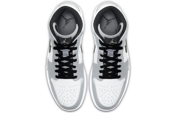 Nike Air Jordan 1 Mid 'Smoke Grey' Light Smoke Grey/Black/White 554724-092 01
