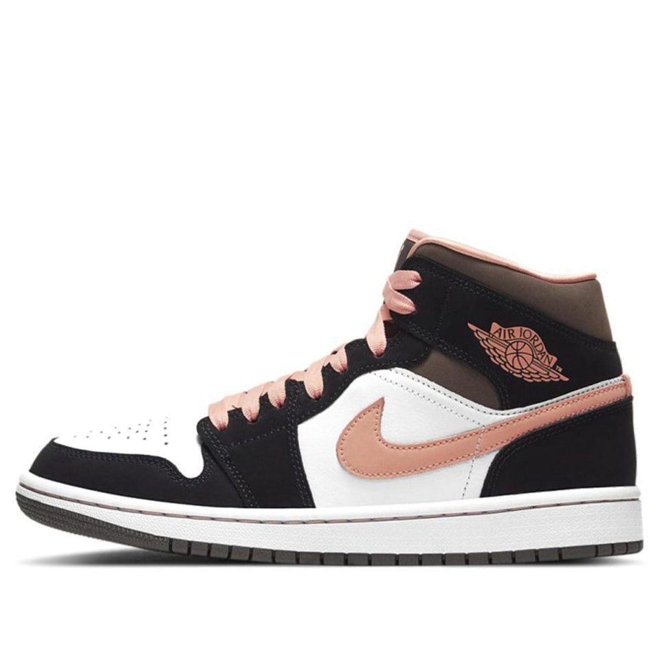 Womens WMNS Air Jordan 1 Mid SE Peach Mocha DH0210-100 01