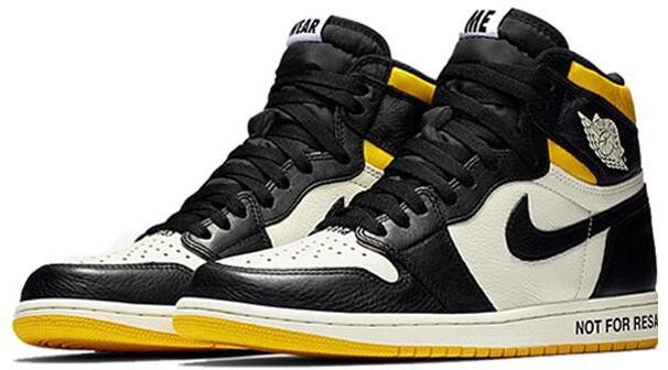 Nike Air Jordan 1 Retro High OG NRG 'Not For Resale' Sail/Black-Varsity Maize 861428-107 01
