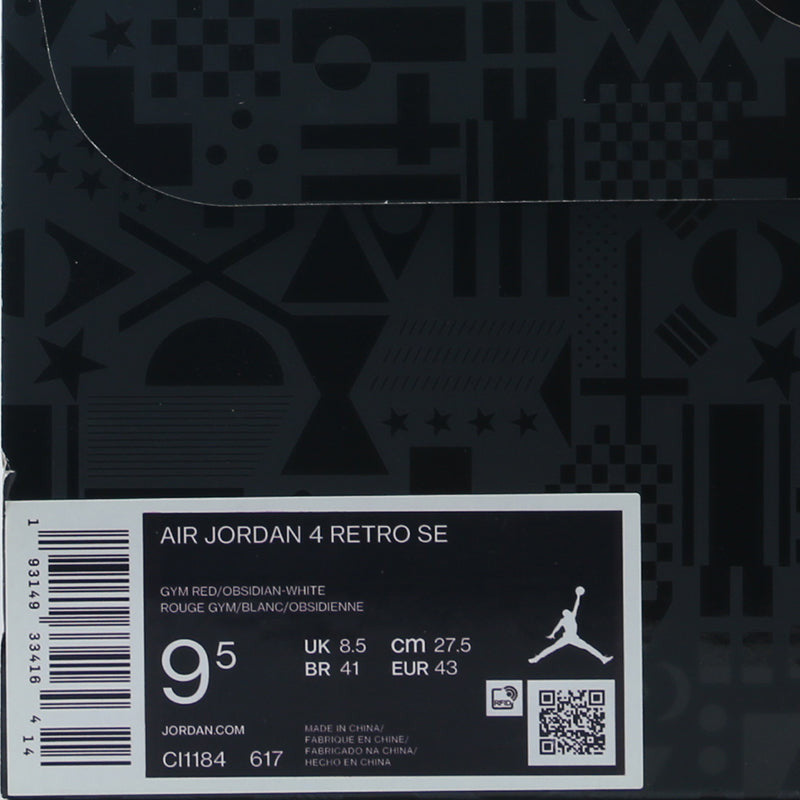 Nike Air Jordan 4 Retro SE FIBA - Gym Red CI1184-617 01