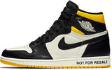 Nike Air Jordan 1 Retro High OG NRG 'Not For Resale' Sail/Black-Varsity Maize 861428-107 01