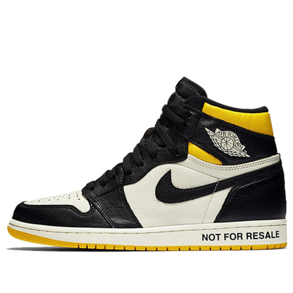 Nike Air Jordan 1 Retro High OG NRG 'Not For Resale' Sail/Black-Varsity Maize 861428-107 01
