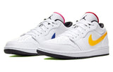 Nike Air Jordan 1 Low 'Multi-Color Swoosh' White/Multi-Color/Black CW7009-100 01