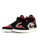 Womens WMNS Air Jordan 1 Mid Burgundy Dusty Pink BQ6472-202 01