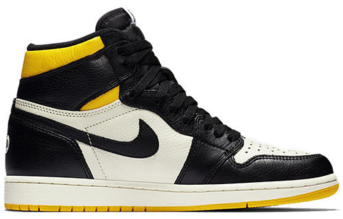 Nike Air Jordan 1 Retro High OG NRG 'Not For Resale' Sail/Black-Varsity Maize 861428-107 01