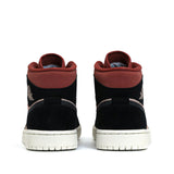 Womens WMNS Air Jordan 1 Mid Burgundy Dusty Pink BQ6472-202 01