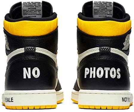 Nike Air Jordan 1 Retro High OG NRG 'Not For Resale' Sail/Black-Varsity Maize 861428-107 01