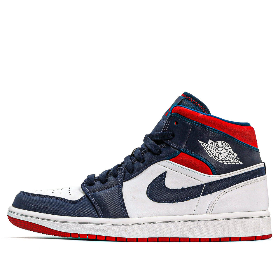 Nike Air Jordan 1 Mid SE 'Olympic' White/Midnight Navy/Varsity Red 852542-104 01