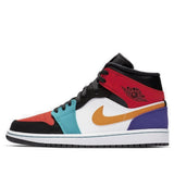 Nike Air Jordan 1 Mid Multi Color 554724-125 01