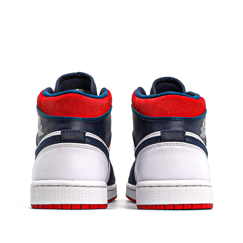 Nike Air Jordan 1 Mid SE 'Olympic' White/Midnight Navy/Varsity Red 852542-104 01