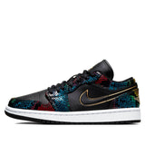 Womens WMNS Air Jordan 1 Low Multicolor Snakeskin CW5580-001 01