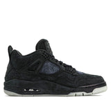 Nike KAWS x Air Jordan 4 Retro 'Black' Black/Black-Clear Glow 930155-001 01