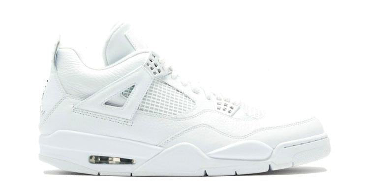 Nike Air Jordan 4 Retro '25th Silver Anniversary' White/Metallic Silver 408202-101 01