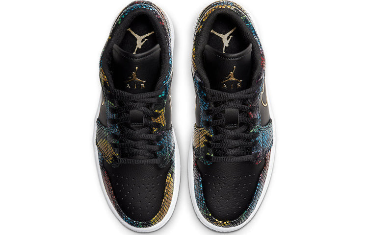 Womens WMNS Air Jordan 1 Low Multicolor Snakeskin CW5580-001 01