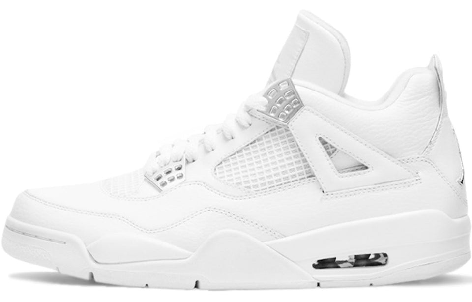 Nike Air Jordan 4 Retro '25th Silver Anniversary' White/Metallic Silver 408202-101 01
