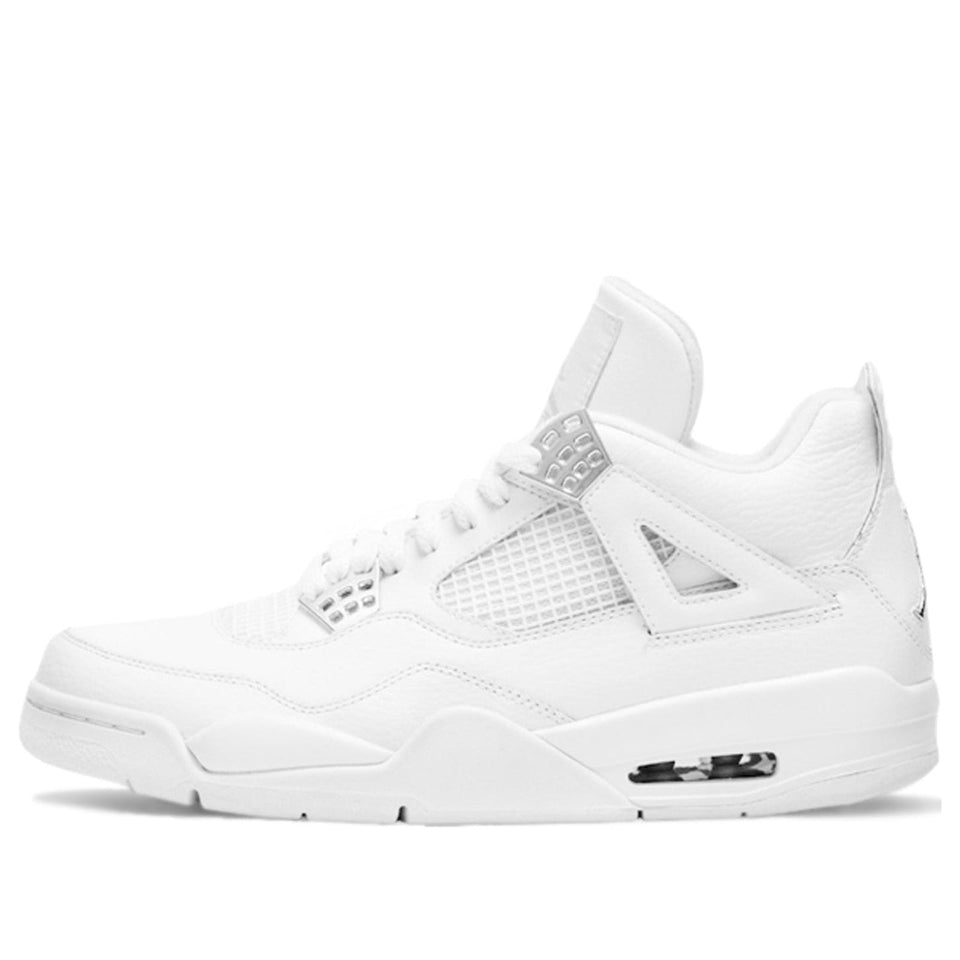Nike Air Jordan 4 Retro '25th Silver Anniversary' White/Metallic Silver 408202-101 01