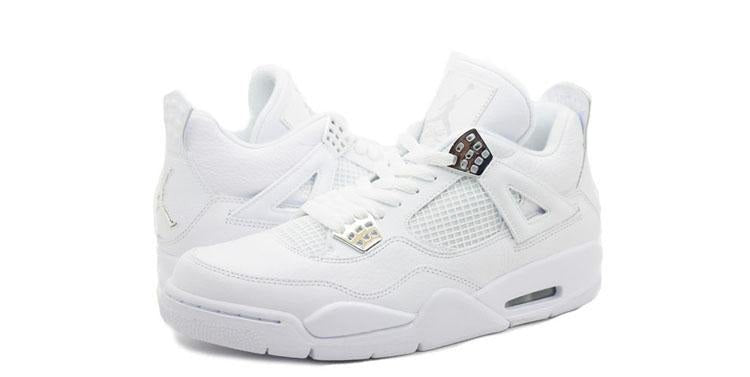 Nike Air Jordan 4 Retro '25th Silver Anniversary' White/Metallic Silver 408202-101 01