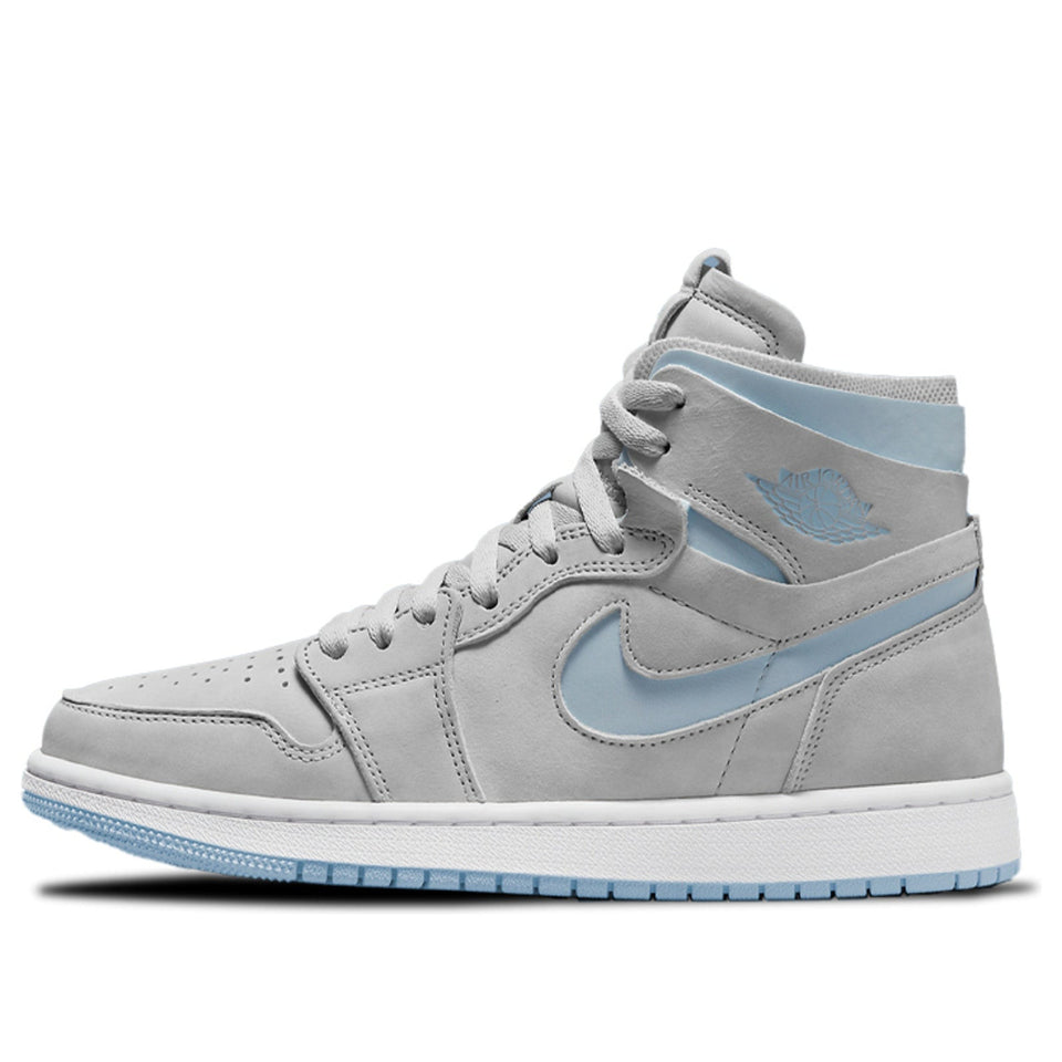 Womens Air Jordan 1 Zoom CMFT Grey Blue CT0979-004 01