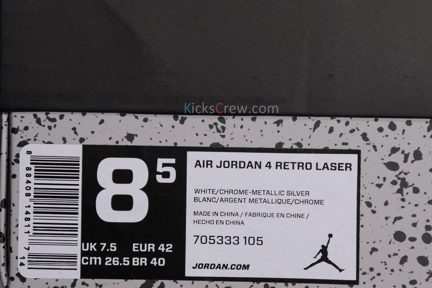 Nike Air Jordan 4 Retro Laser 705333-105 01