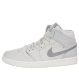 Nike Air Jordan 1 Mid SE Light Bone Reflective Silver 852542-003 01