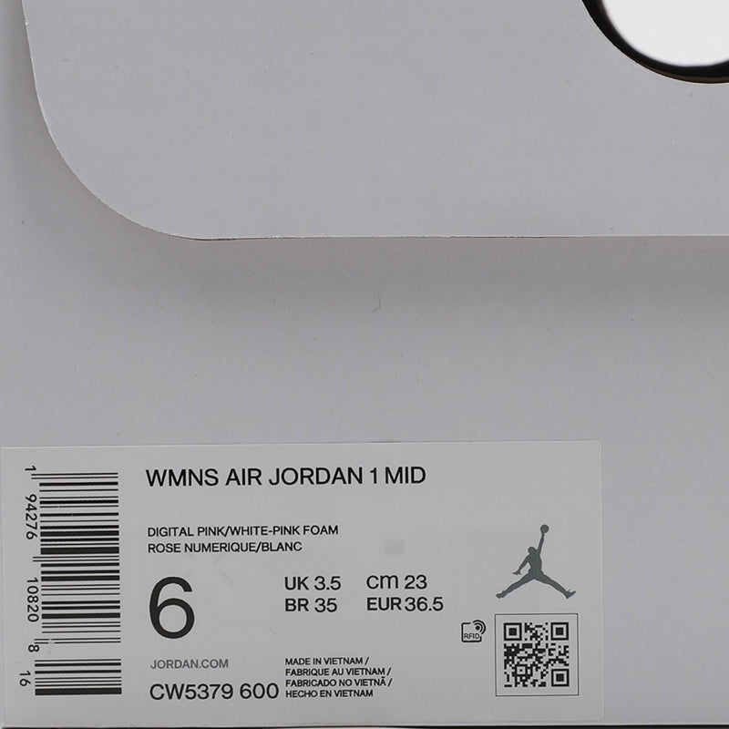 Womens WMNS Air Jordan 1 Mid Digital Pink CW5379-600 01