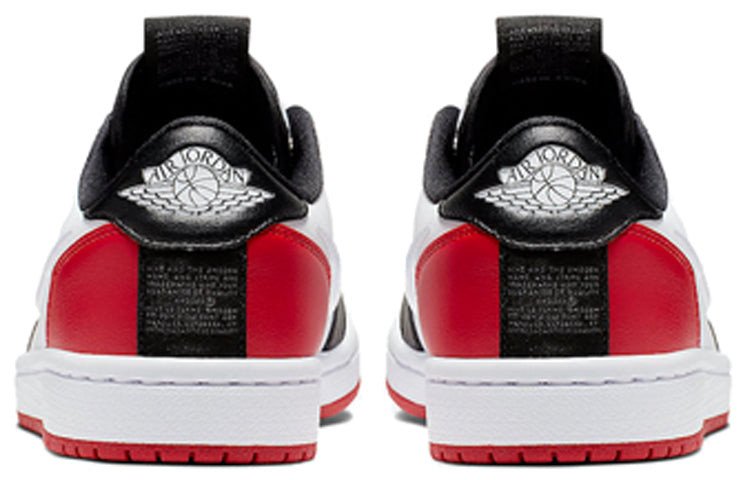 Womens WMNS Air Jordan 1 RET Low Slip White Black Red AV3918-102 01