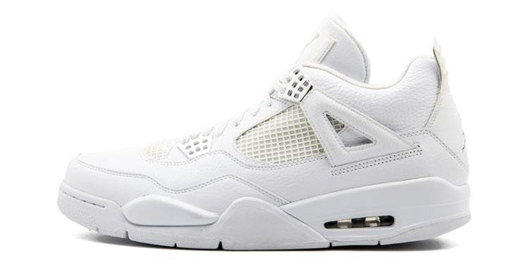 Nike Air Jordan 4 Retro '25th Silver Anniversary' White/Metallic Silver 408202-101 01