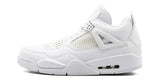 Nike Air Jordan 4 Retro '25th Silver Anniversary' White/Metallic Silver 408202-101 01